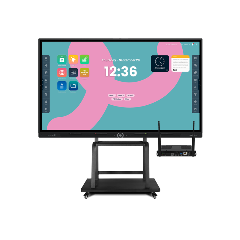Інтерактивна панель Prowise Touchscreen Ten G3 75", комп. модуль OPS Prowise G5 (i5-12450H/8/256/W11ProEdu), мобільний стенд